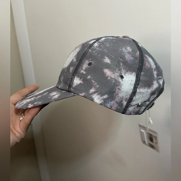 NWT Lululemon Baller Hat Soft Intersperse Pink Multi Pink Gray Tie Dye - Picture 4 of 12